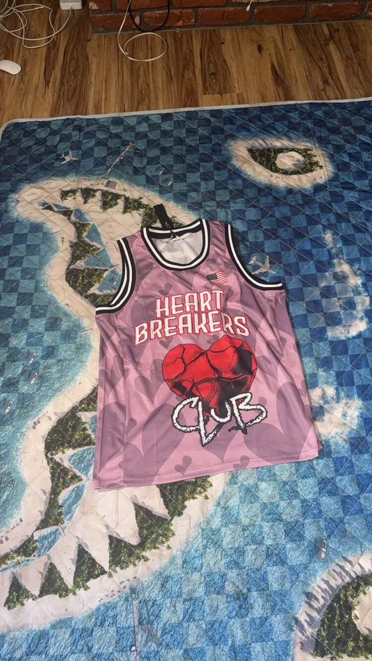 Heart Breakers Club Graphic Basketball Jersey